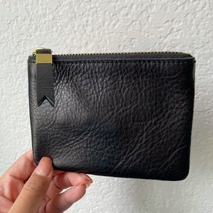 NWT Madewell the leather pouch